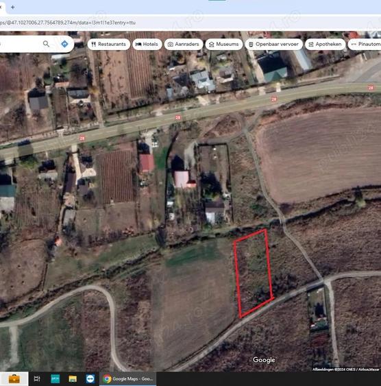 Teren de 1500 mp, în Tomești