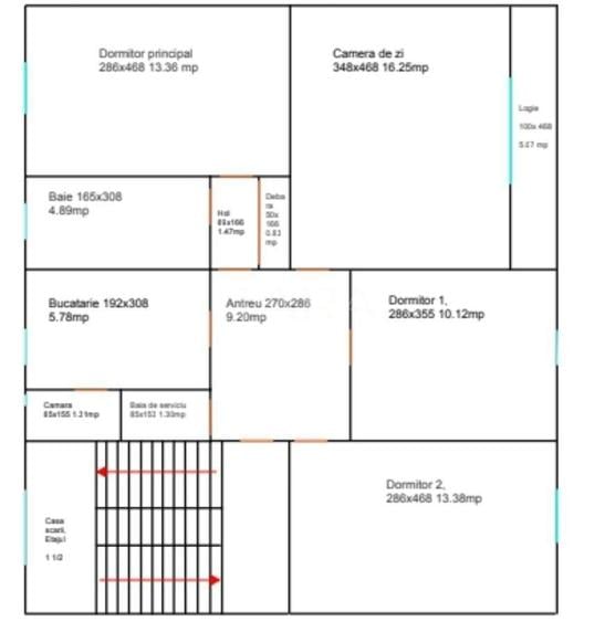 Apartament cu 4 camere decomandat, mobilat în Mănăștur