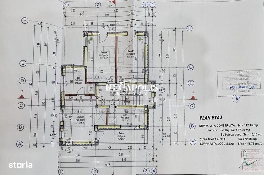 Casă cu 4 camere în Cristian