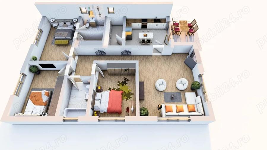 Casă cu 4 camere cu Teren 685 Mp în Corbeanca