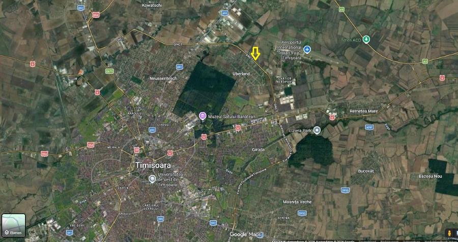 Teren agricol extravilan de 7244 mp, în Ghiroda