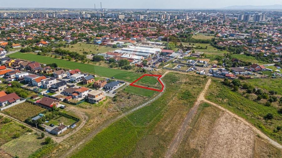 Teren Construcții intravilan de 1237 mp, în Bujac