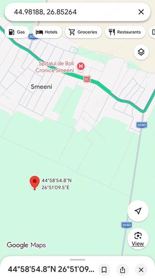 Teren de 10000 mp, în Smeeni