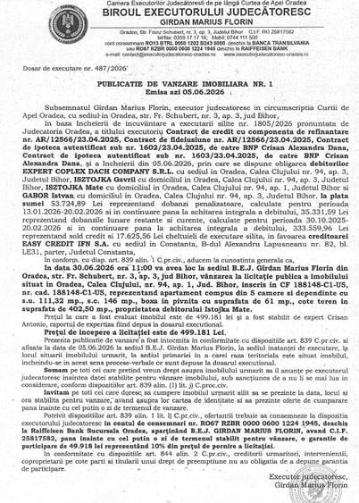 Casă cu 3 camere cu Teren 20 Mp în Calea Clujului