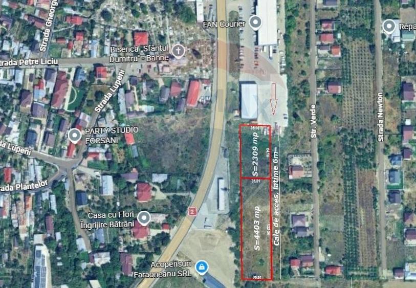 Teren Construcții intravilan de 6712 mp, în Est