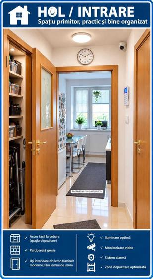 Apartament cu 2 camere semidecomandat în Abator