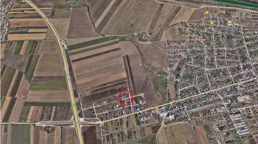 Teren Construcții intravilan de 1100 mp, în Cumpăna