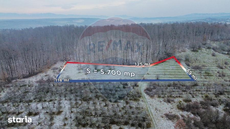 Teren de 5700 mp, în Central