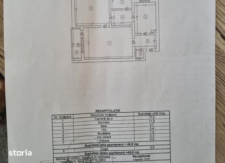 Apartament cu 2 camere în Tudor Vladimirescu