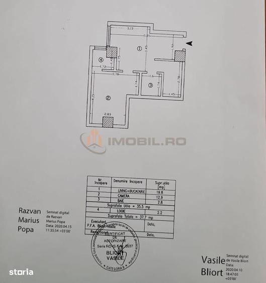 Apartament cu 2 camere decomandat în Tudor Vladimirescu
