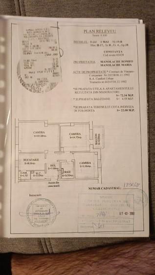 Apartament cu 3 camere decomandat, mobilat în Gara