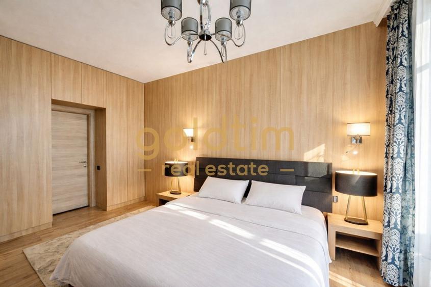 Apartament cu 4 camere semidecomandat, mobilat în Herăstrău