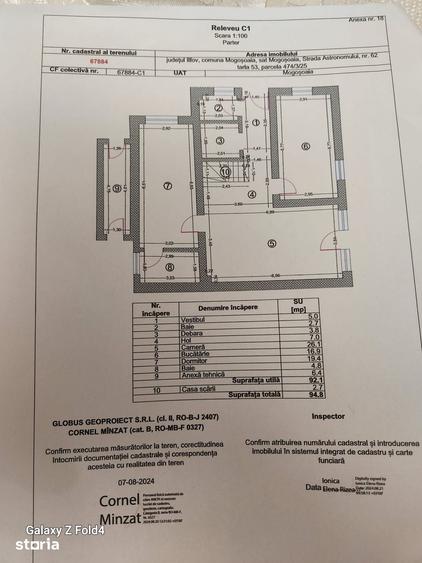 Casă cu 5 camere cu Teren 356 Mp în Mogoșoaia