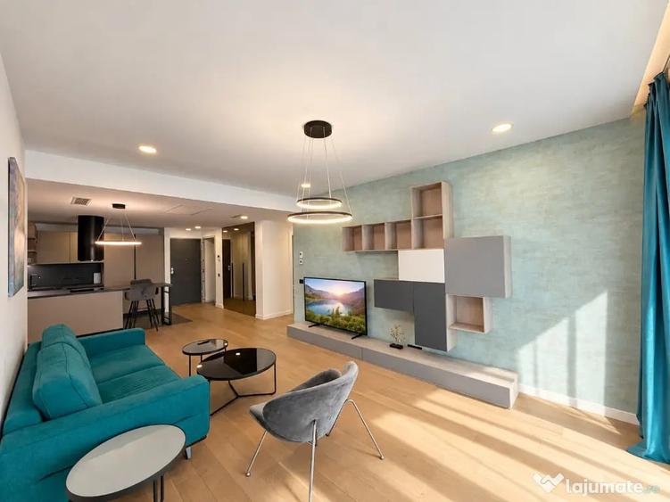 Apartament cu 2 camere semidecomandat în Herăstrău