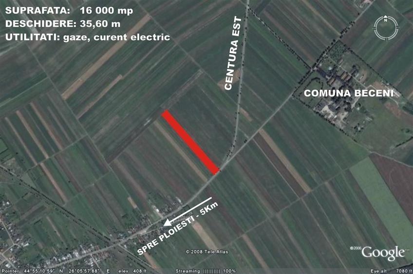 Teren Construcții extravilan de 16000 mp, în Exterior Est