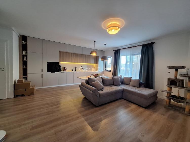 Apartament cu 2 camere, 57 mp, gradina, bloc nou, zona Somesului