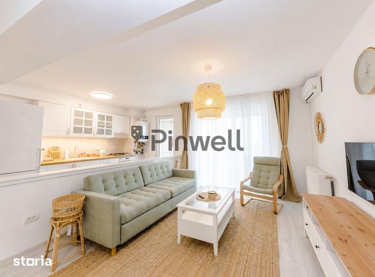 Apartament cu 2 camere semidecomandat, mobilat în Nord