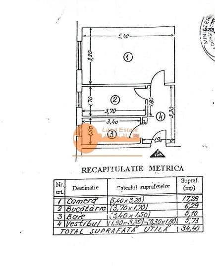 Garsonieră Rahova, 34 mp – perfectă pentru locuit sau birou - 4