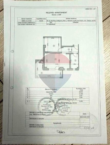 Apartament cu 2 camere decomandat, mobilat în Chiajna