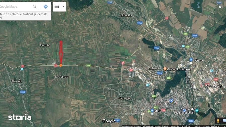 Teren de 9900 mp, în Șcheia