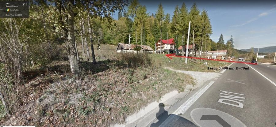 Teren Construcții intravilan de 3450 mp, în Bușteni