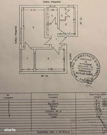 Apartament cu 2 camere decomandat în Ultracentral