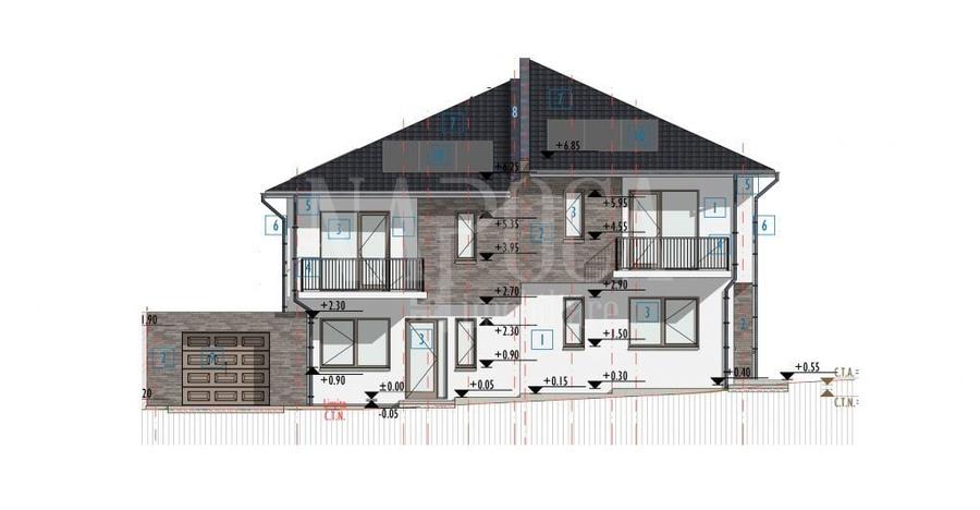 Duplex cu 4 camere cu Canalizare în Borhanci