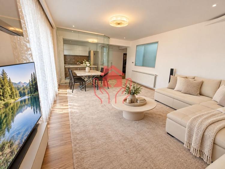 Apartament cu 3 camere decomandat, mobilat în Herăstrău