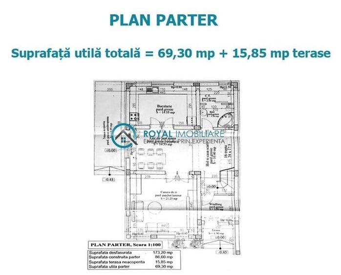 Casă individuală cu 5 camere cu Canalizare în Blejoi