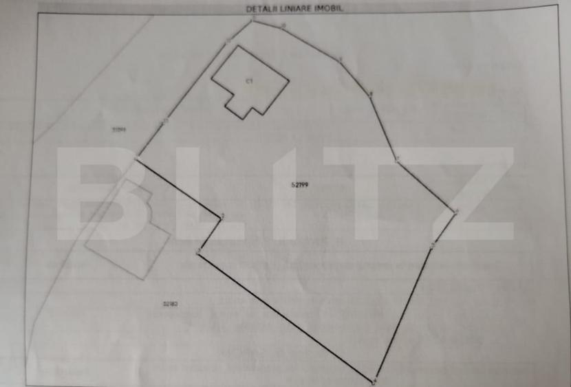 Casă cu 2 camere cu Teren 1018 Mp în Boian