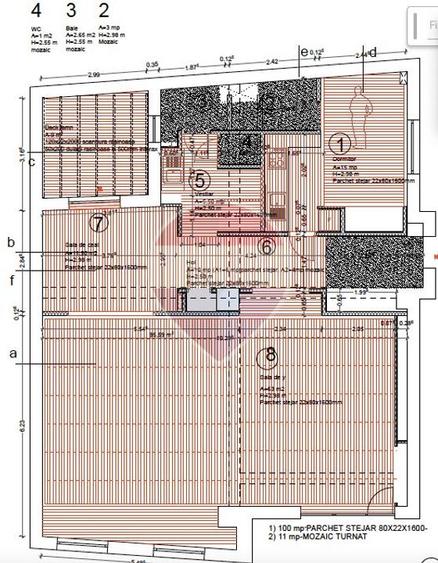 Apartament cu 4 camere decomandat, mobilat în Dacia