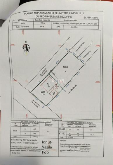 Teren intravilan 636 mp Clinceni - Str. Toamnei | Ideal Constructie Casa