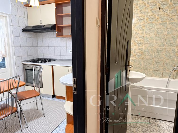 Apartament cu 2 camere semidecomandat, mobilat în Mărăști