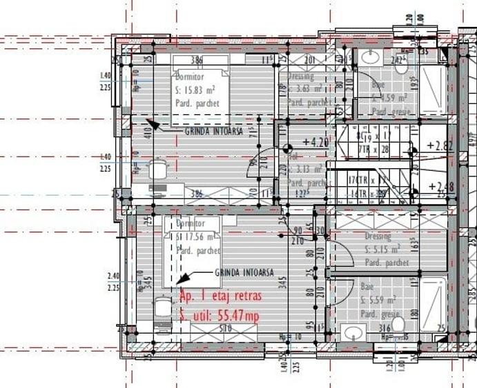 Duplex cu 4 camere cu Canalizare în Gheorgheni