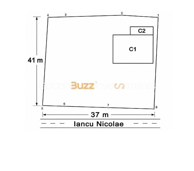 Teren Construcții intravilan de 1540 mp, în Iancu Nicolae