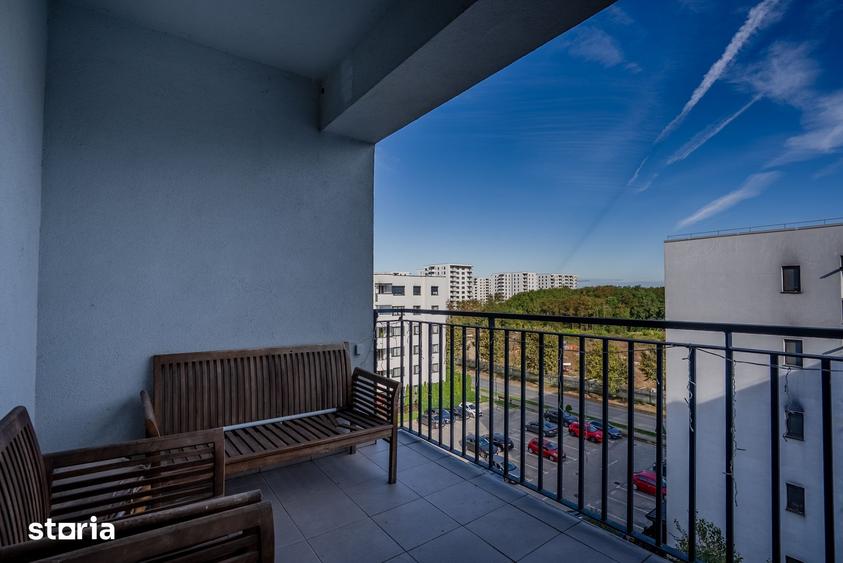 Apartament cu 2 camere, mobilat în Băneasa