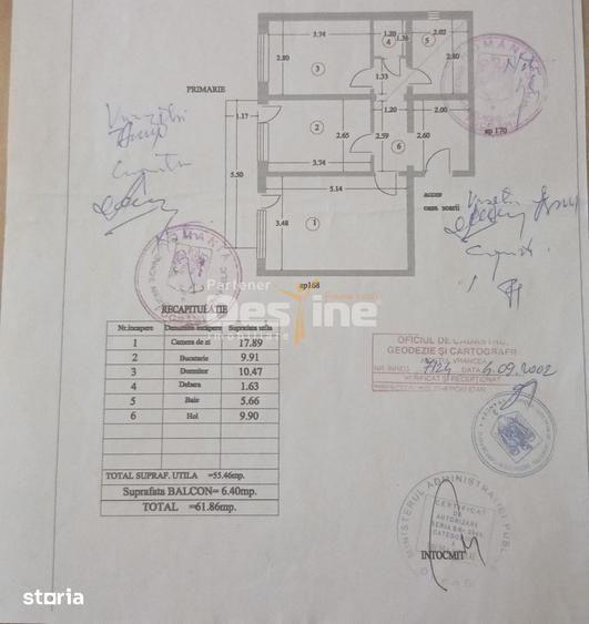 Apartament cu 2 camere, mobilat în Ultracentral