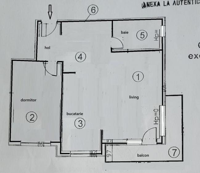 Apartament 2 camere, 59 mp, et 1, Floresti zona str Cetatii - 7