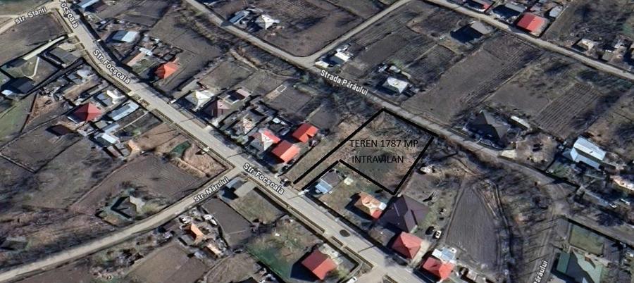 Teren Construcții intravilan de 1787 mp, în Miroslava