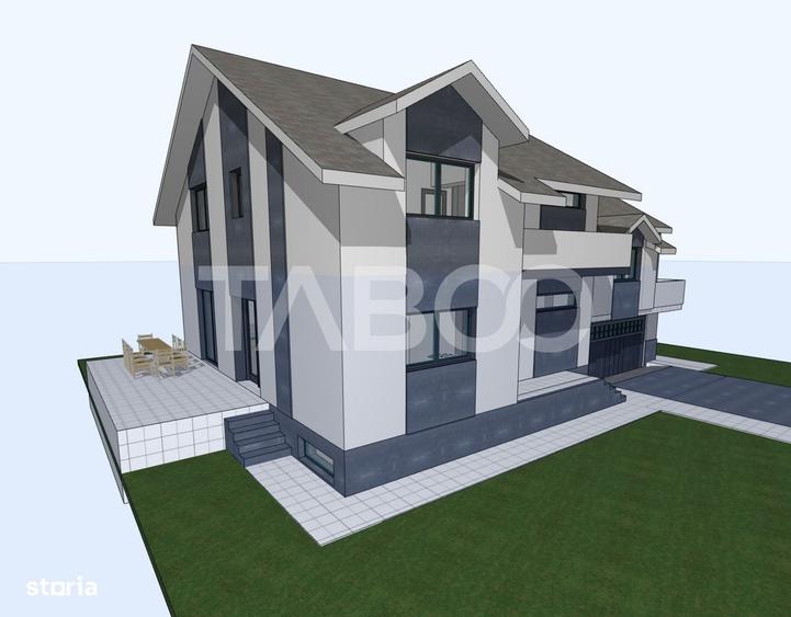 Teren 650 mp intravilan cu PUZ si autorizatie de constructie Sura Mare - 4