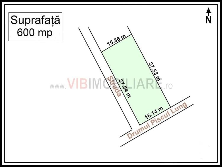 Baneasa Piscul Lung | Teren intravilan cu dubla deschidere, ideal - 1
