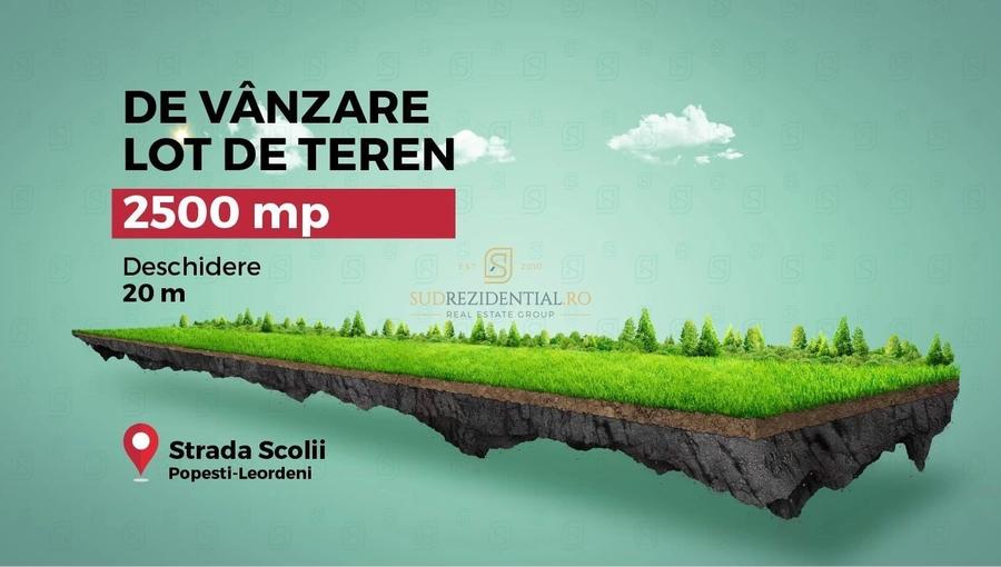 Teren Construcții intravilan de 2500 mp, în Central