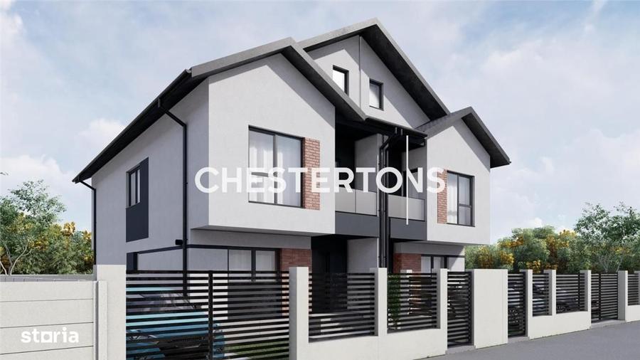 Vila individuala cuplata, in complex rezidential modern, cu 4 camere, - 3