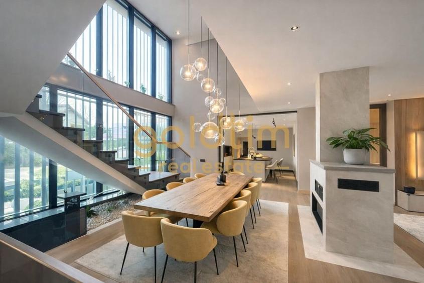 Casă individuală cu 8 camere decomandat cu Piscina în Pipera