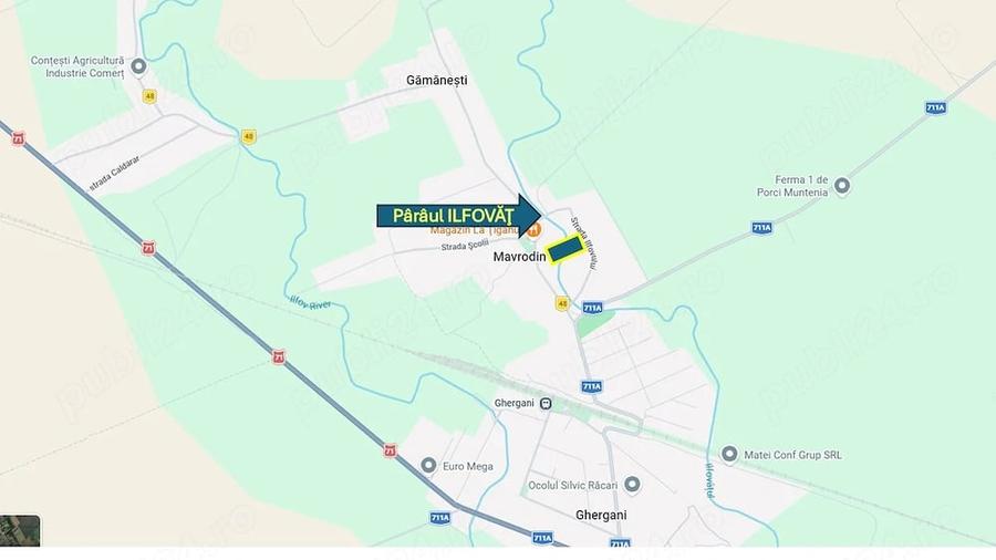 Teren de 1200 mp, în Mavrodin