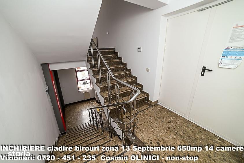 Spatii birouri de inchiriat zona 13 Septembrie I S+P+3 I 650 util - 11