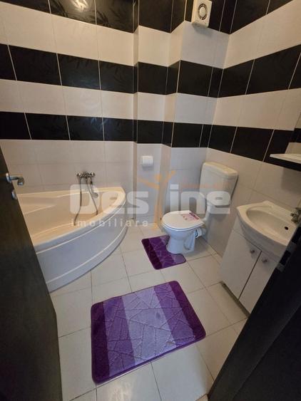 Apartament cu 2 camere semidecomandat, mobilat în Roșu