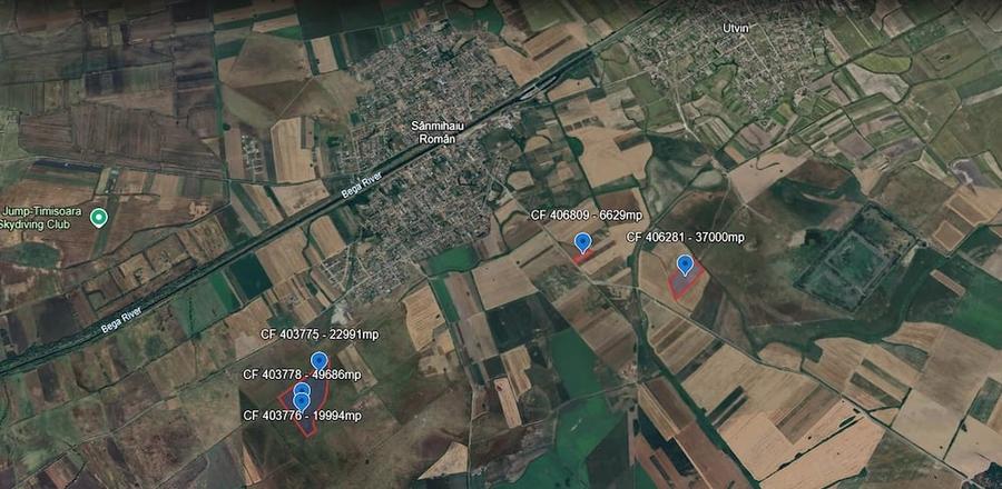 Teren de 10000 mp, în Sânmihaiu Român
