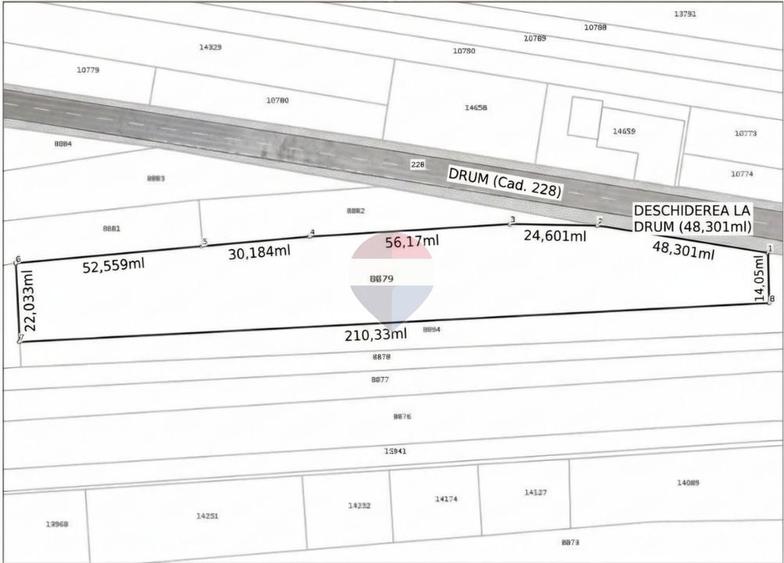 Teren agricol intravilan de 4900 mp, în Albota