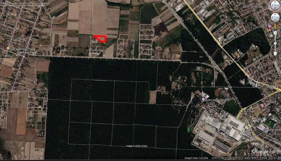 Teren Construcții extravilan de 14000 mp, în Ghiroda